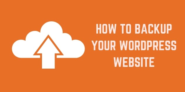 how to backup your wordpress site