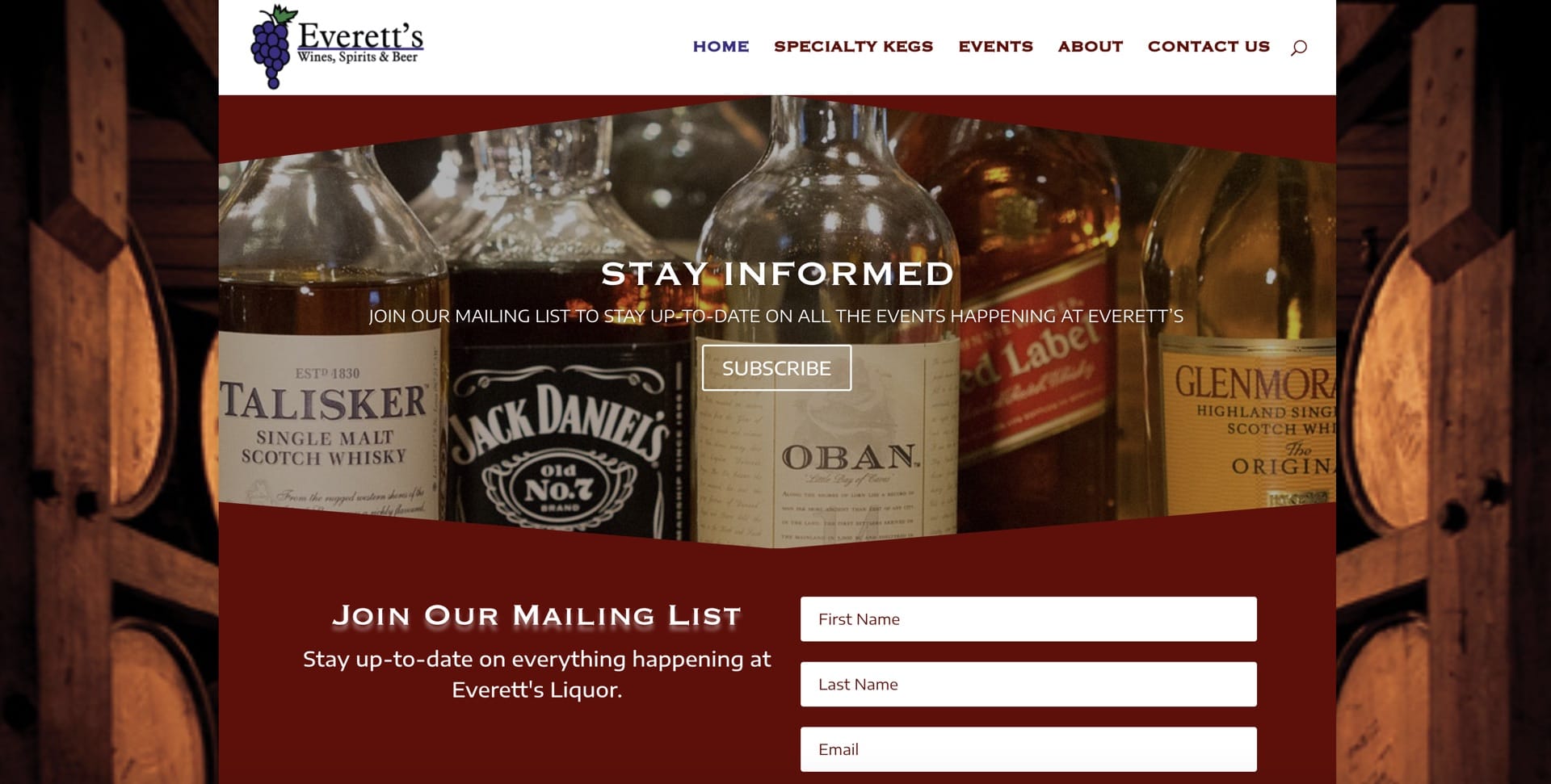 lax liquor website