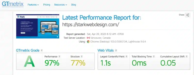 website speed testing